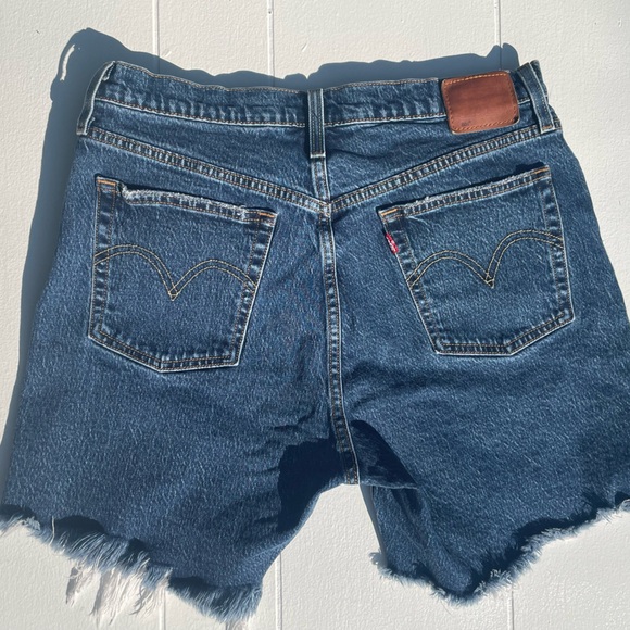 Levi's Blue Jean Shorts - Picture 3 of 5